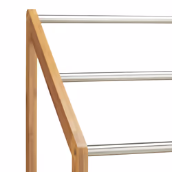 Relaxdays 10020291 towel holder/ring Floorstanding Bamboo - Additional view 6