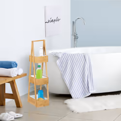 Relaxdays 10020305 bathroom wall shelf