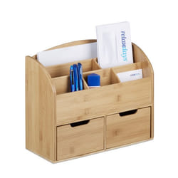 Relaxdays 10020336 desk drawer organizer Bamboo