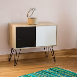Relaxdays 10020348 living room sideboard/buffet 2 door(s)