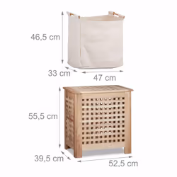 Relaxdays 10020619 laundry basket - Additional view 4