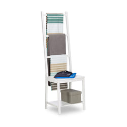 Relaxdays 10020925 Towel holder Floorstanding White