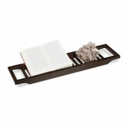 Relaxdays 10020928 bathtub tray Brown Bamboo