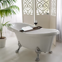 Relaxdays 10020928 bathtub tray Brown Bamboo
