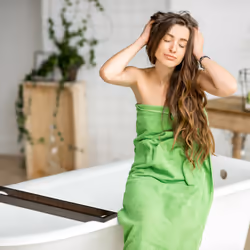 Relaxdays 10020928 bathtub tray Brown Bamboo