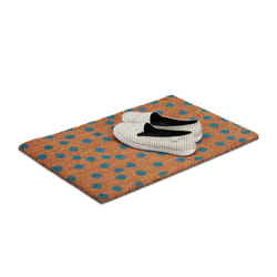 Relaxdays 10020207 Decorative doormat Indoor/outdoor Rectangular Beige, Blue