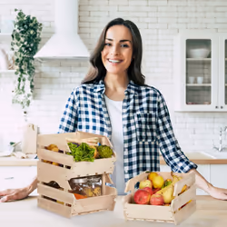 Relaxdays Wooden Stacking Boxes