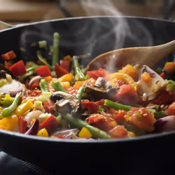 Relaxdays Wok Pan with Lid 30 cm