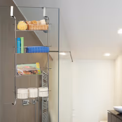 Relaxdays 10021745 bathroom wall shelf
