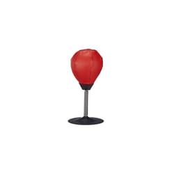 Tabletop Punching Ball, Office Boxing Bag Stand, Mini Punching Bag, Red, Anti Frustration, Red-Black 35 x 18 x 18 cm, Red-Black