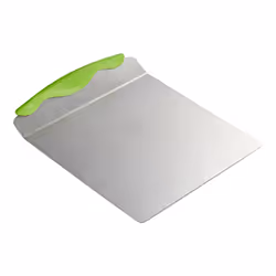 Relaxdays 10022779, 240 mm, 200 mm, 2 cm, 250 g, Silver, Green, Stainless steel, Stainless steel
