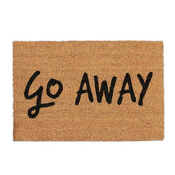 Relaxdays 10023847 Decorative doormat Indoor/outdoor Rectangular Black, Natural