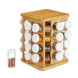 Relaxdays 10024209 Bamboo Spice organizer