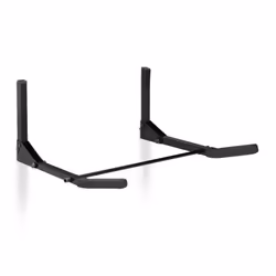 Bicycle Wall-Mounted Rack, Foldable, Hangable Bike Stand, Capacity of 30 kg, HxWxD 19.5 x 44 x 47 cm, Black