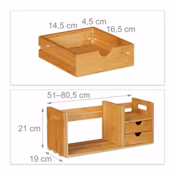 Relaxdays 10024609 desk tray/organizer - Additional view 4