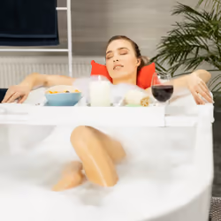 Relaxdays 10024665 White Bamboo