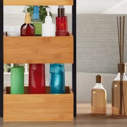 Relaxdays 10024763 bathroom wall shelf