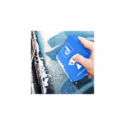 Pack of 10 Parking Discs with Ice Scraper 3 Shopping Cart Chips Rubber Lip Car Timer Robust Plastic Blue