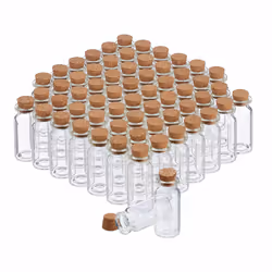 Relaxdays 10025631, Universal container, 0.01 L, Glass, Transparent, Flip-top lid, Other