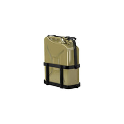 Jerry Can Holder, Car & Truck, 10 & 20L Fuel Canister Carrier, Lockable Metal Cage, Petrol & Diesel, Black