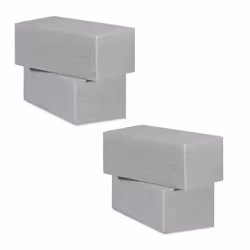 Floral Foam for Flower Arrangements, Dry Florist Blocks, Artificial Bouquets, 8x22.5x10 cm, Grey, Pack of 4