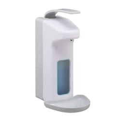 Relaxdays 10029930 soap dispenser 1 L Silver, White