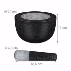 Relaxdays 10029960 mortar/pestle - Additional view 4
