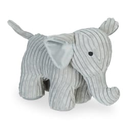 Relaxdays Elephant door stop Grey Polyester, Sand