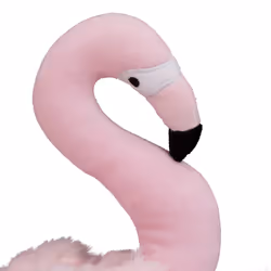 Relaxdays Flamingo door stop Pink Polyester, Sand