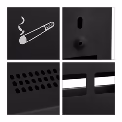 Relaxdays 10030682 ashtray Rectangular Iron - Additional view 6