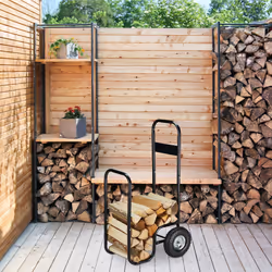 Relaxdays 10031402 firewood cart/rack - Additional view 2
