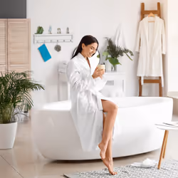 Relaxdays 10031456 coat rack Wall-mounted 6 hook(s) White