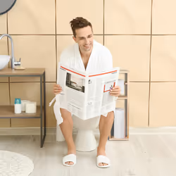 Relaxdays 10031507 toilet roll holder