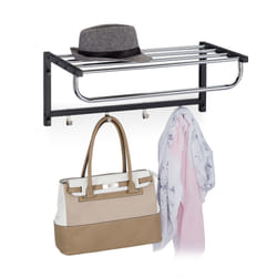 Relaxdays 10032048 coat rack Wall-mounted 4 hook(s) Black