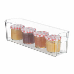 Relaxdays 4052025321321 storage box Storage basket Rectangular Plastic Transparent