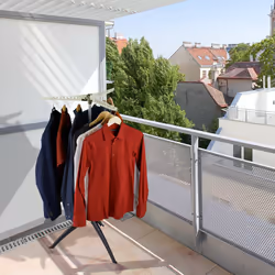 Relaxdays 10032591 laundry drying rack/line - Additional view 2