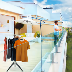 Relaxdays 10032591 laundry drying rack/line - Additional view 3