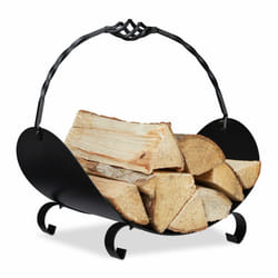 Relaxdays 10033827 firewood cart/rack