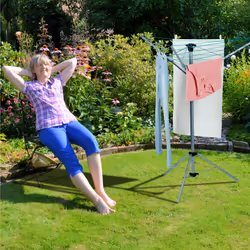 Relaxdays 10034188 laundry drying rack/line