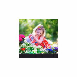 Garden Edging, 10 Piece Set, Flowerbed Lawn Border, Stone Effect, HxW: 10x25 cm, Push-In, Black