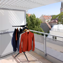 Relaxdays 10037463 laundry drying rack/line - Additional view 2