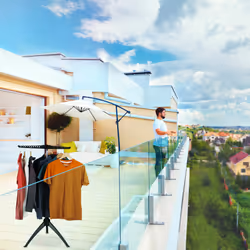 Relaxdays 10037463 laundry drying rack/line - Additional view 3