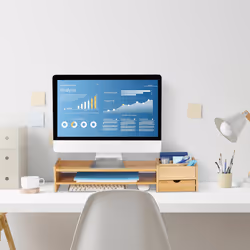 Relaxdays 10037883 monitor mount / stand