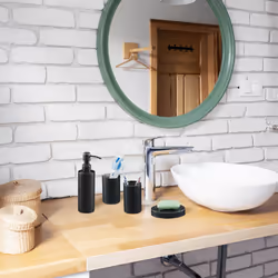 Relaxdays 10038850 bath accessory set