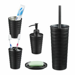 Relaxdays 10038860 bath accessory set