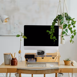 Relaxdays 10039877 monitor mount / stand