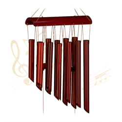 Relaxdays 10041372 wind chime/bell Brown Wood 12