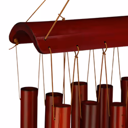 Relaxdays 10041372 wind chime/bell Brown Wood 12 - Additional view 7