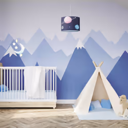 Relaxdays Kids' Light Fixture Planets Lampshade