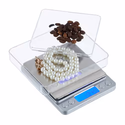 Relaxdays 4052025462291 precision scale Silver 3 kg 0.1 g ct, dwt, g, gn, oz, ozt - Additional view 2
